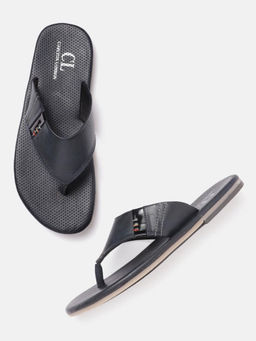 Carlton London - Textured Blue Sandals